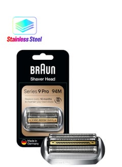 Electric Shaver Head Replacement Part, Compatible With Series 9 Pro And Series 9 Electric Razors For Men Metal