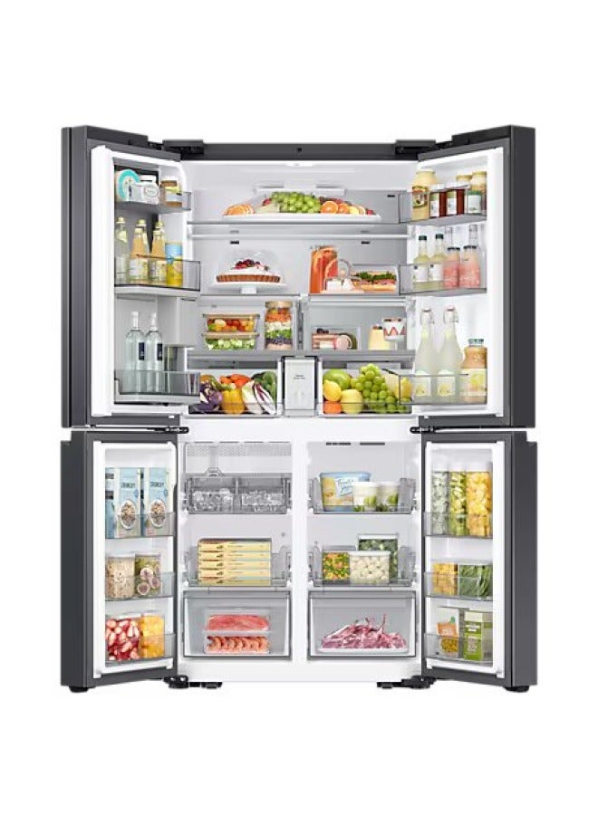 Samsung T Style French Door Refrigerator With 21.5" Family HubSmart Food Management, 702L RF71DG9H0EB1AE Black  - Image 5