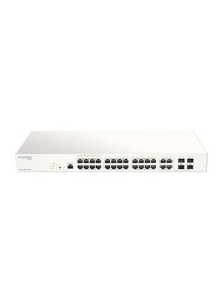 28-Port Nuclias Cloud-Managed PoE Switch, 4 X Combo 1000Mbps/SFP Ports, 370W, Powerful & ﬂexible Cloud-Managed Networking Solution For Small-To-Medium-Sized Businesses (SMBs/SMEs). | DBS-2000-28MP White - pnsku/N70080846V/45/_/1716899562/69add24e-db4e-497a-b25b-41762da1ee59