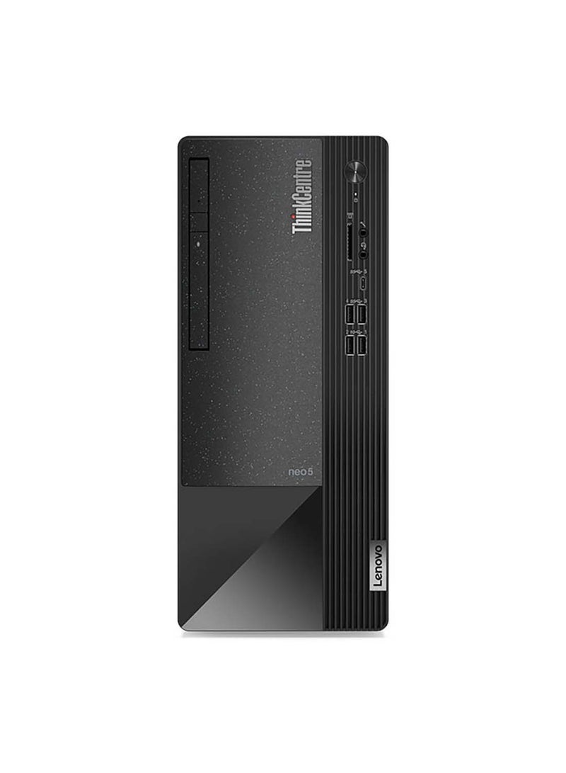 Lenovo - ThinkCentre Neo 50t PC, Core i3-13100 Processor/8GB RAM/256GB SSD/Intel Iris XE Graphics/DOS(Without Windows)/ Black - Image 1