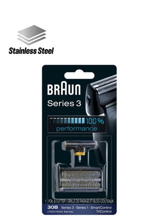 Series 3 Foil and Cutter 30B pack black. For Series 3 (older generation), Series 1, TriControl Metal / Black - pnsku/N70080860V/45/_/1746514498/1e8e4099-8ae0-4f3c-b1cd-2ce326cda601