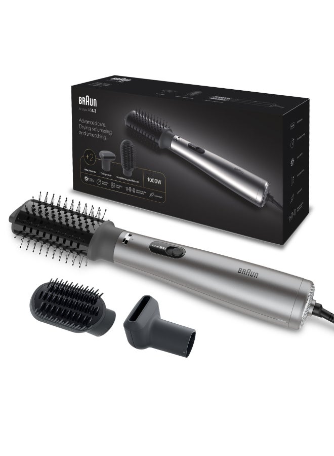 BRAUN Advanced Care, Hair Drying, Volumiser And Smoothing Air Brush Ionic Grey 