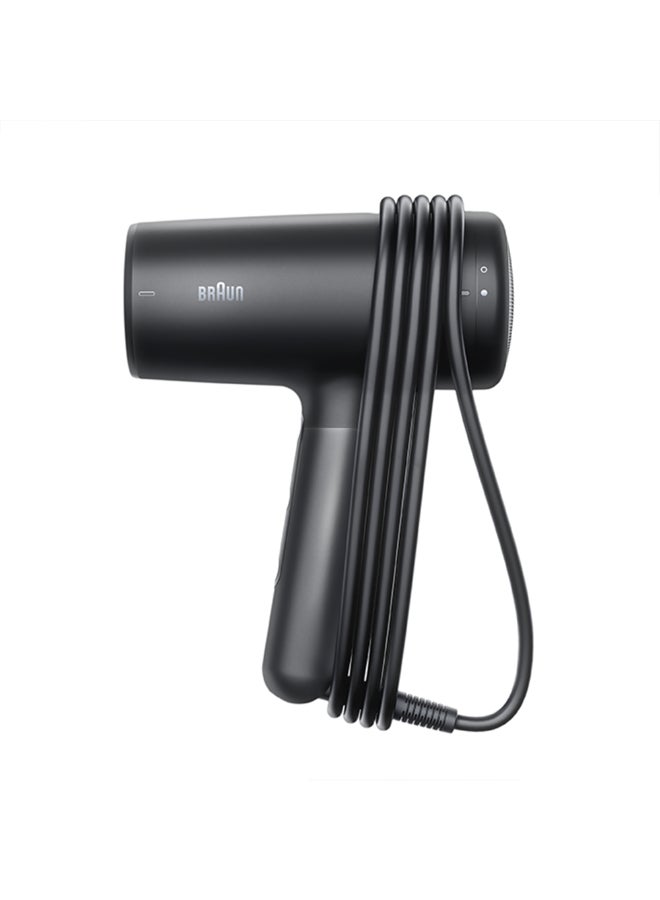 BRAUN Hair Dryer Hd4.2 Ultimate Performance, Shine And Care, Htdc Motor, 2100 Watts Electro Black  - Image 3