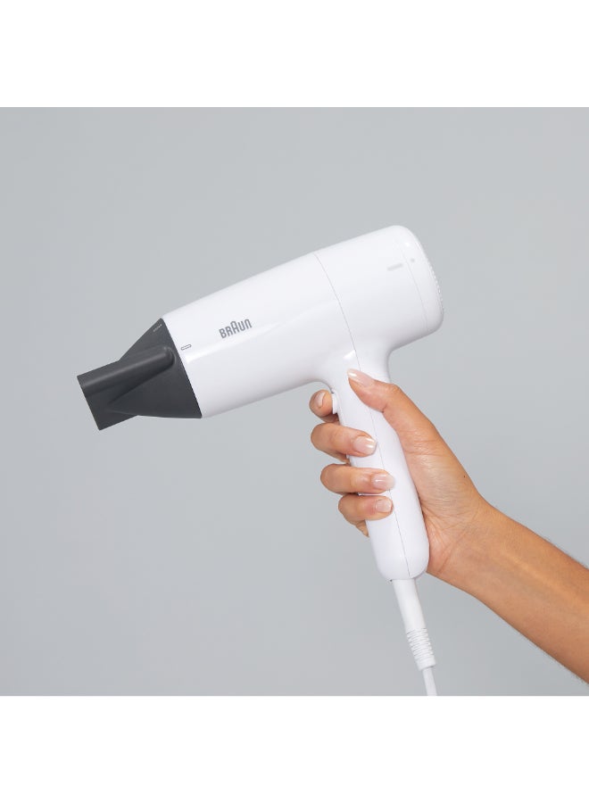 BRAUN Hair Dryer Hd2.1, 2100 Watts, Fast Performance, 2100 Watts Conc White  - Image 3