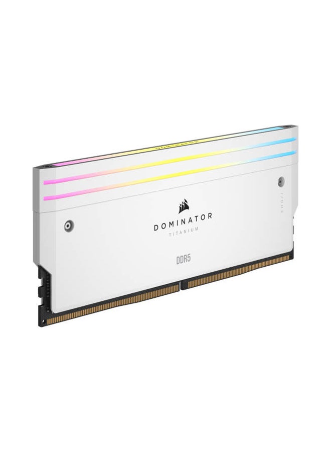 CORSAIR Dominator Titanium 96GB (2 x 48 GB) DDR5 RGB Desktop Memory Kit, 6600MT/s Memory Speed, CL32 CAS Latency, 1.40V Tested Voltage, 288 Pin, XMP 3.0, White | CMP96GX5M2B6600C32W  - Image 5