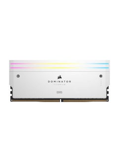 CORSAIR Dominator Titanium 96GB (2 x 48 GB) DDR5 RGB Desktop Memory Kit, 6600MT/s Memory Speed, CL32 CAS Latency, 1.40V Tested Voltage, 288 Pin, XMP 3.0, White | CMP96GX5M2B6600C32W  - Image 2