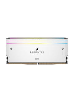 CORSAIR Dominator Titanium 96GB (2 x 48 GB) DDR5 RGB Desktop Memory Kit, 6600MT/s Memory Speed, CL32 CAS Latency, 1.40V Tested Voltage, 288 Pin, XMP 3.0, White | CMP96GX5M2B6600C32W  - Image 3