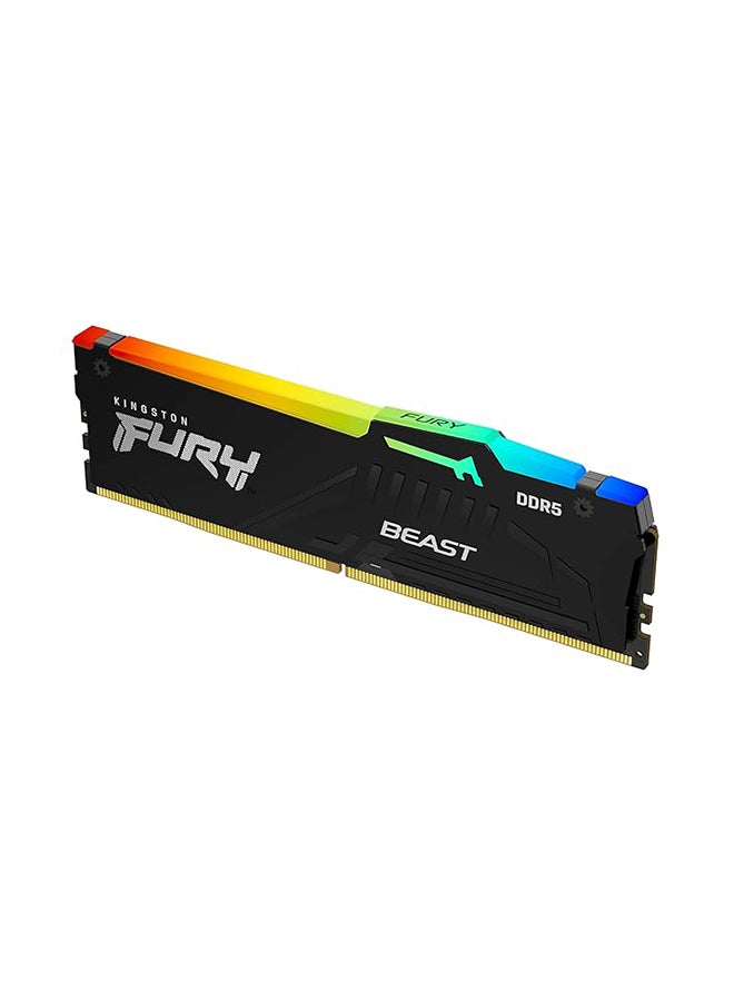 Kingston Fury Beast DDR5 RGB 16GB 5600MT/s DDR5 CL40 DIMM Desktop Gaming Memory Single Module - KF556C40BBA-16  - Image 2