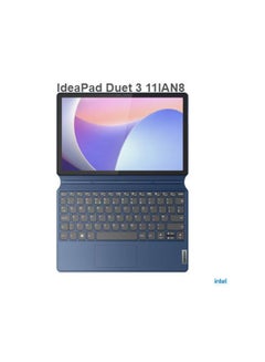 Lenovo IdeaPad Duet 3 11IAN8 Laptop With 11.5 Inch Intel N100 8GB Ram 128GB  Intel UHD Graphics Win 11 home English/Arabic Abyss Blue  - Image 1