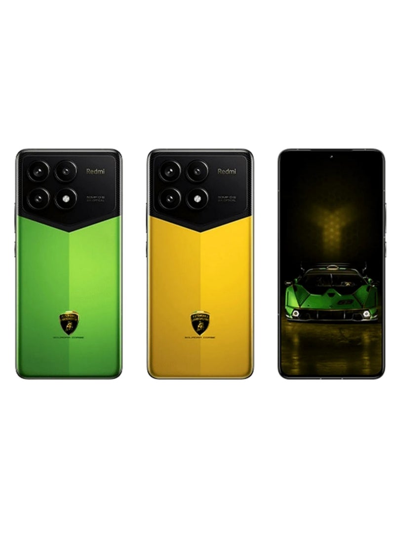 Xiaomi - Automobili Lamborghini Edition Redmi K70 Pro Smartphone - Yellow, 24GB RAM + 1TB Storage, Third-Generation Snapdragon 8 Processor, 6.67" 2K Display, 120W Fast Charging, 5000mAh Battery, 50MP + 50MP + 12MP Rear Camera, 16MP Front Camera, NFC, Infrared Remote Control, Optical Under-Screen Fingerprint, 5G Dual SIM (Chinese Version) - Image 1