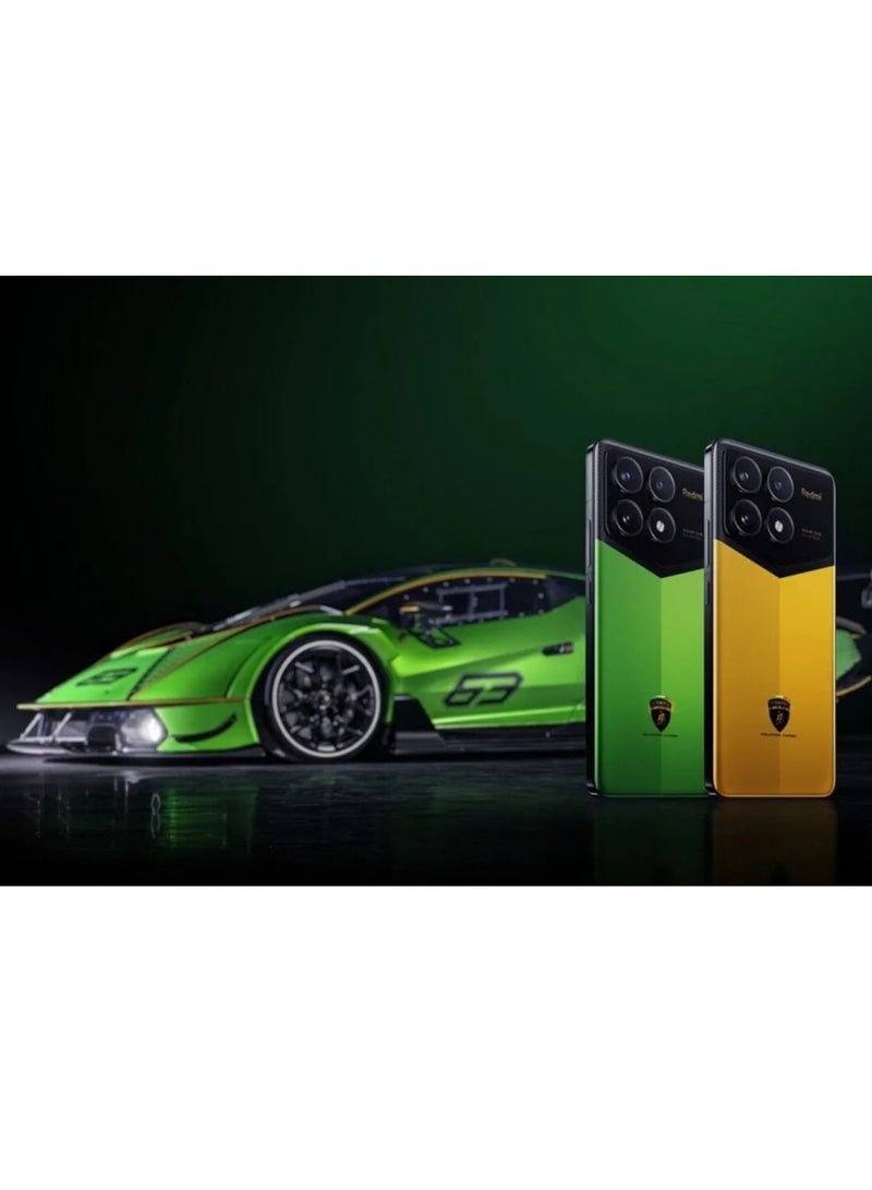 Xiaomi - Automobili Lamborghini Edition Redmi K70 Pro Smartphone - Yellow, 24GB RAM + 1TB Storage, Third-Generation Snapdragon 8 Processor, 6.67" 2K Display, 120W Fast Charging, 5000mAh Battery, 50MP + 50MP + 12MP Rear Camera, 16MP Front Camera, NFC, Infrared Remote Control, Optical Under-Screen Fingerprint, 5G Dual SIM (Chinese Version) - Image 1