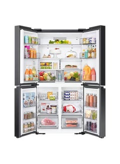Samsung Bespoke T Style French Door Refrigerator With Beverage Center 602L RF65DG90BEB1AE Black  - Image 3