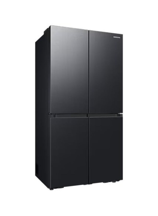 Samsung Bespoke T Style French Door Refrigerator With Beverage Center 602L RF65DG90BEB1AE Black - Image 2