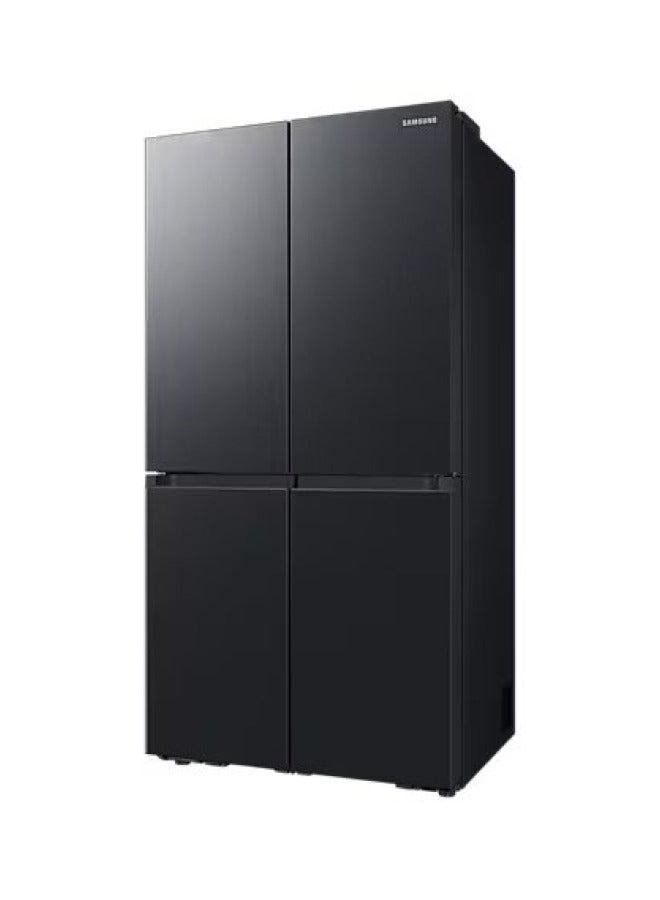 Samsung Bespoke T Style French Door Refrigerator With Beverage Center 602L RF65DG90BEB1AE Black - Image 5