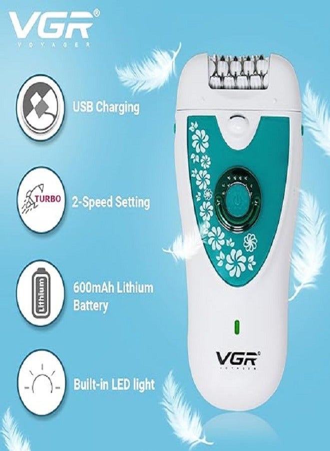 V-722 Professional Lady Epilator Multicolour