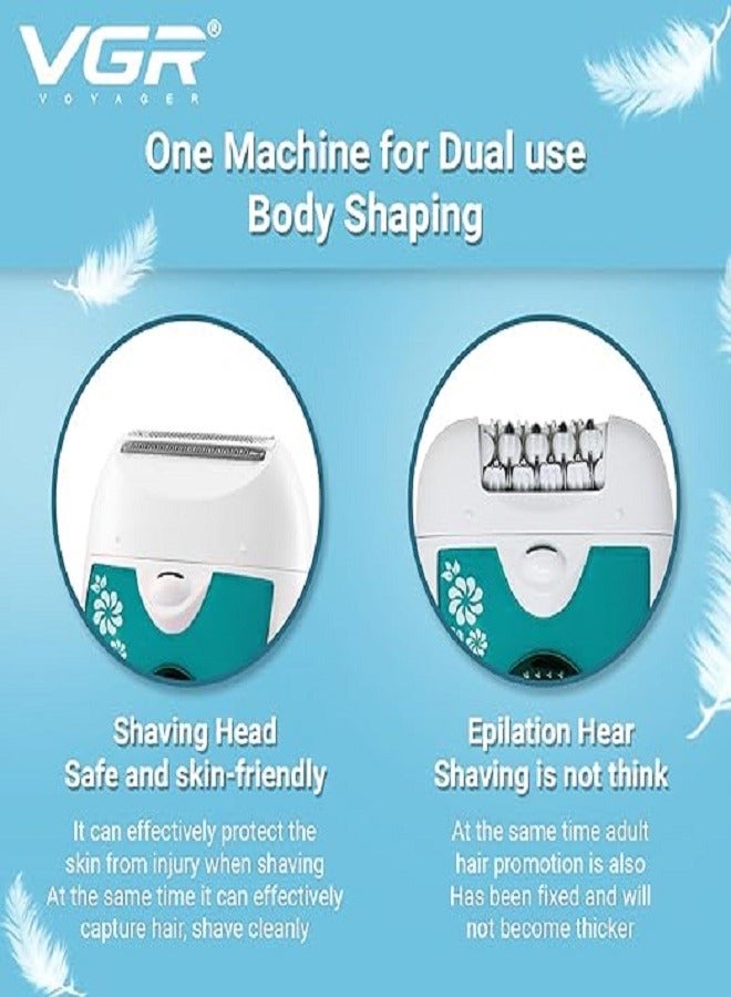 V-722 Professional Lady Epilator Multicolour