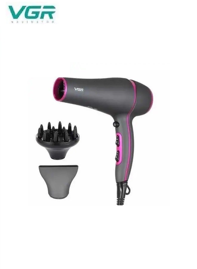 VGR VGR V-402 Professional Hair Dryer 1800-2200W Multicolour - Image 2