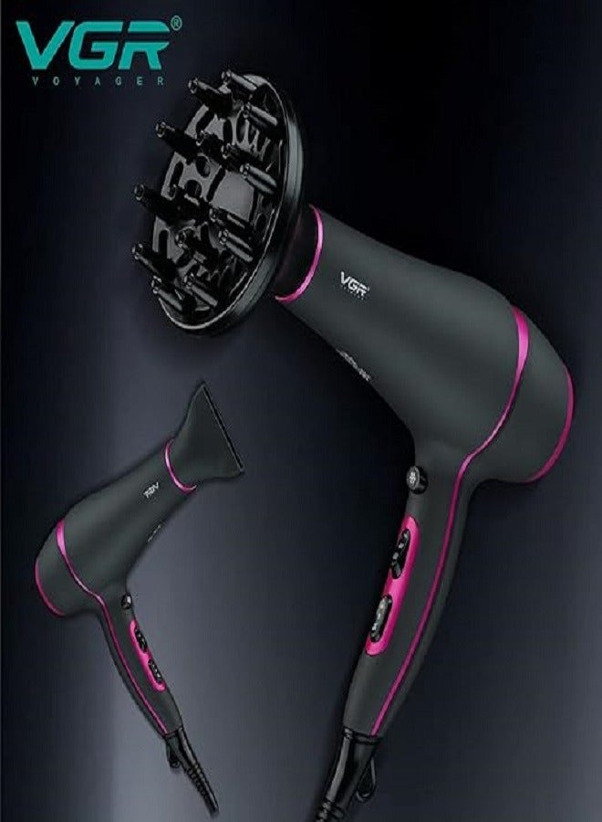 VGR VGR V-402 Professional Hair Dryer 1800-2200W Multicolour - Image 4