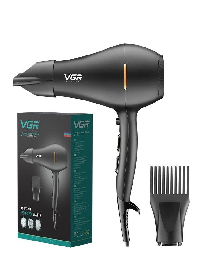 VGR VGR V-433 Professional Hair Dryer 1800-2200W Multicolour - Image 1