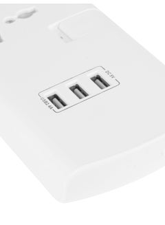 Philips Philips 4 Way Extension Socket With Individual Switch White  - Image 3
