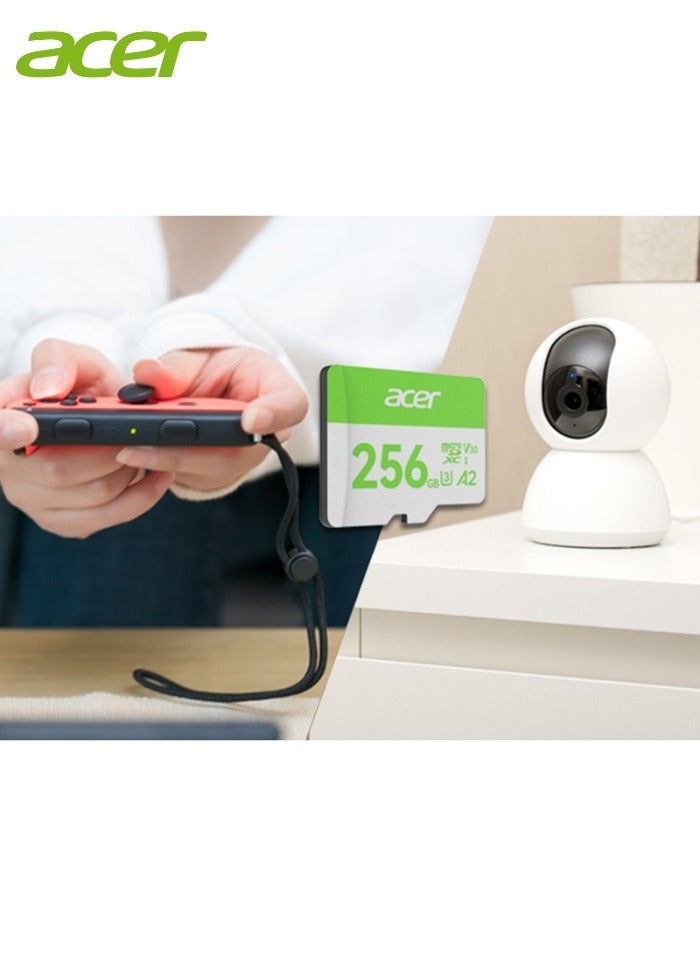 Acer - MSC300 MicroSD Memory Card For Mobile Camera Gaming U3 A2 V30 | 128 GB - Image 1
