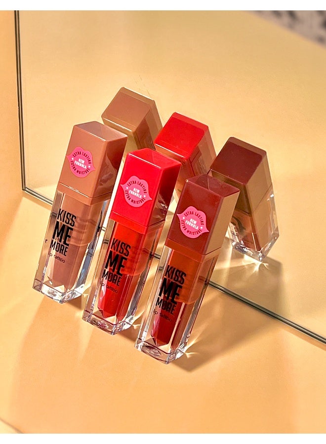 flormar Kiss Me More Lip Tattoo – 010 Choco – Matte Finish Liquid Lipstick, High Pigment Color, Long-Wear Comfort, Smooth Even-Looking Application - Image 5