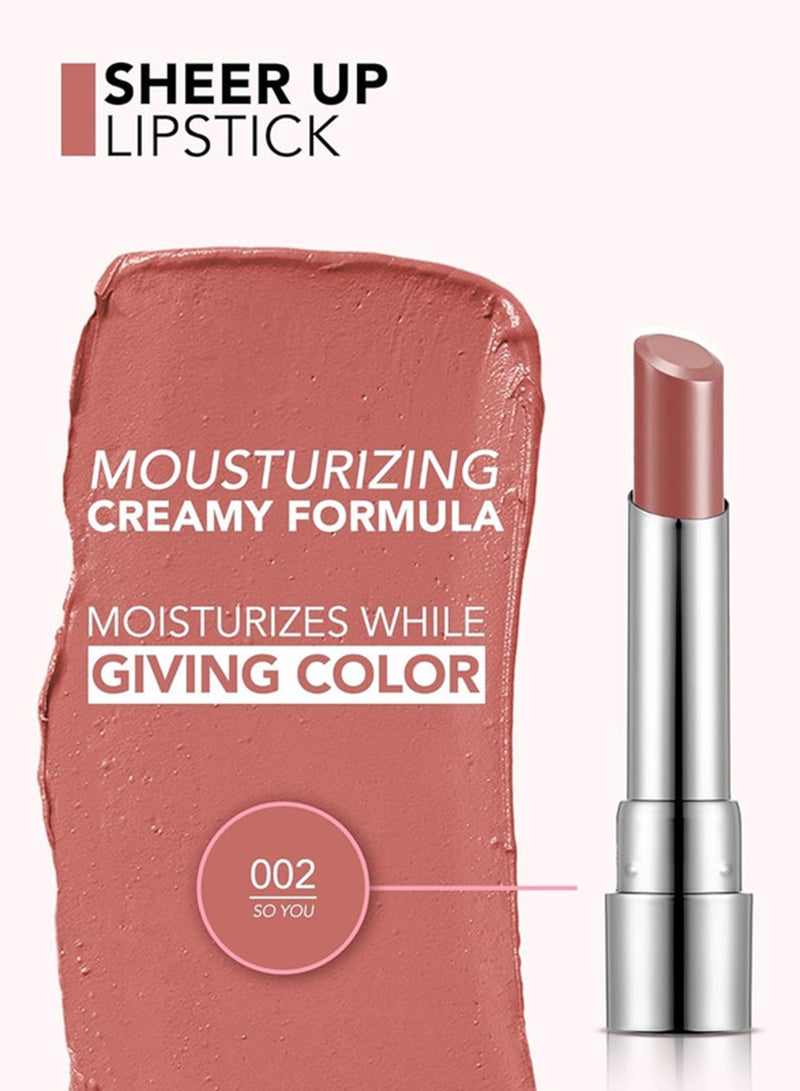 flormar New Sheer Up Lipstick - 02 So You - Image 3