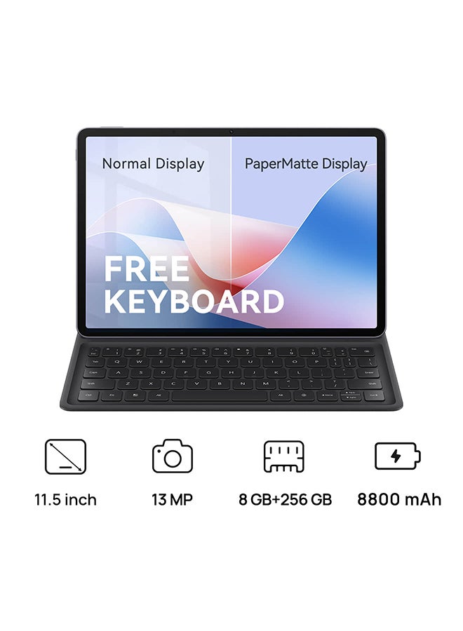 HUAWEI - MatePad 11.5-Inch S Papermatte Tablet Gray 8GB RAM 256GB WiFi In-Box - Middle East Version With [Free Detachable Keyboard] M-Pencil not included - Image 1