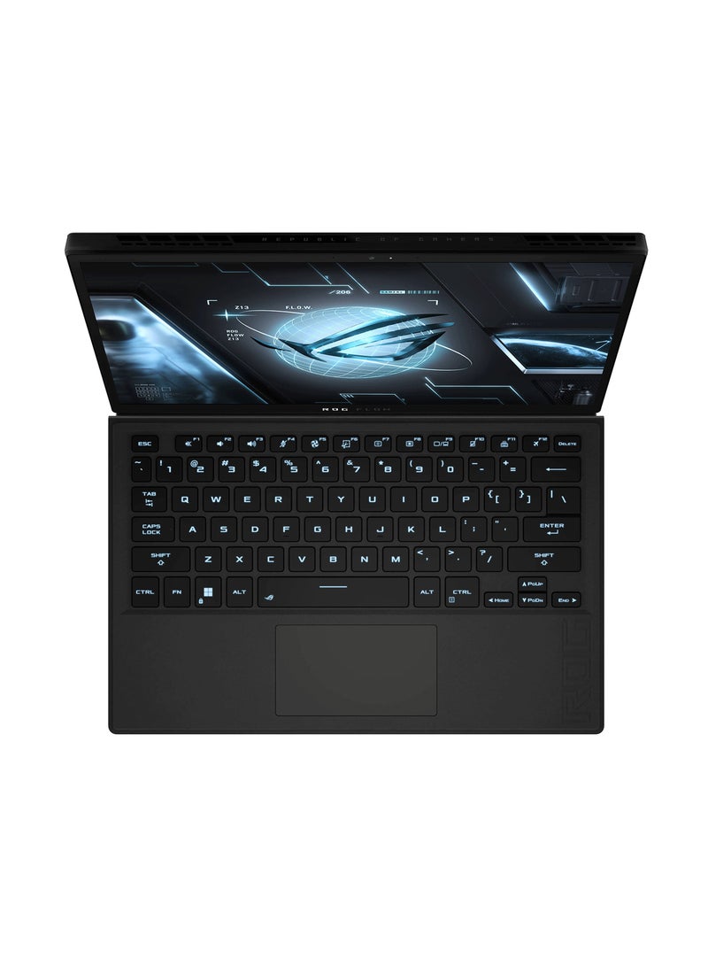 ASUS - Rog Flow Z13 Detachable Portable Gaming Laptop With 13.4-Inch WUXGA 120Hz Display, Core i7-12700H Processor/16GB RAM/512GB SSD/4GB NVIDIA GeForce RTX 3050 Graphics Card/Windows 11 English Black - Image 1