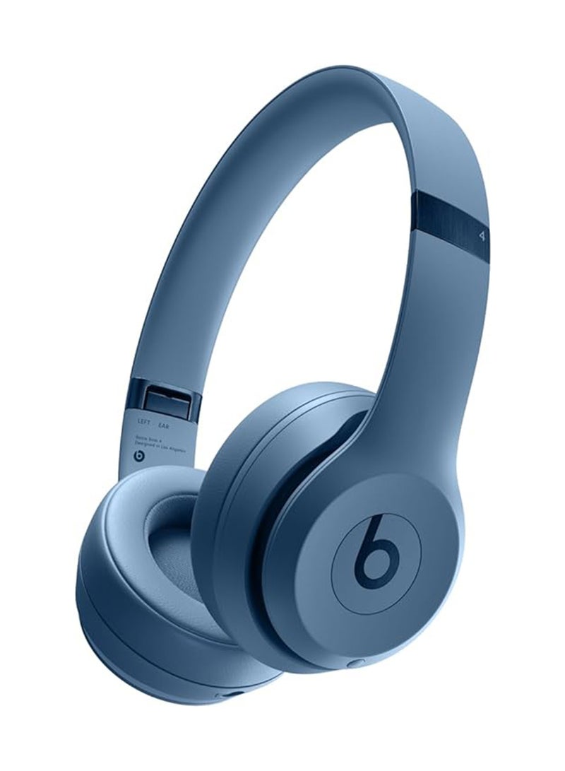 beats - Solo 4 - Wireless Bluetooth On-Ear Headphones, Apple & Android Compatible, Up To 50 Hours Of Battery Life Slate Blue - Image 1