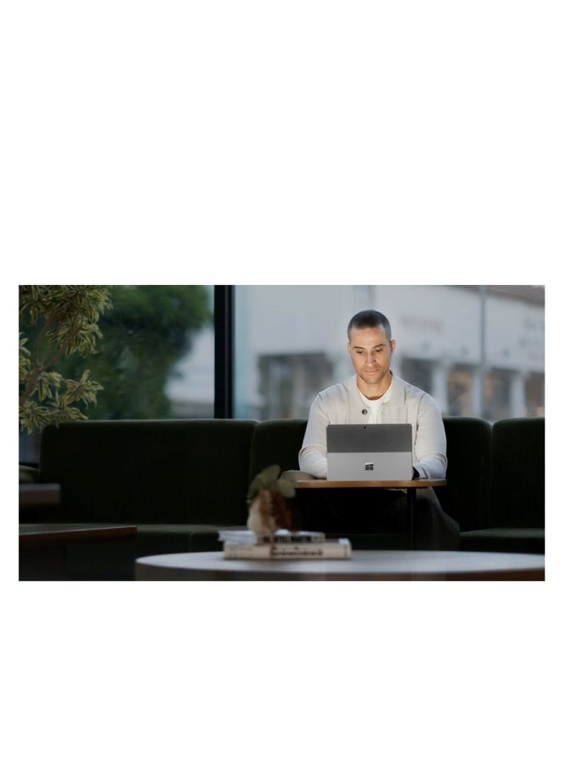 Microsoft - Surface Pro 10 2-In-1 Laptop With 13-Inch Display, Core Ultra 7-165U Processor/16GB RAM/256GB SSD/Intel XE Graphics/Windows 11 Pro English Platinum - Image 1