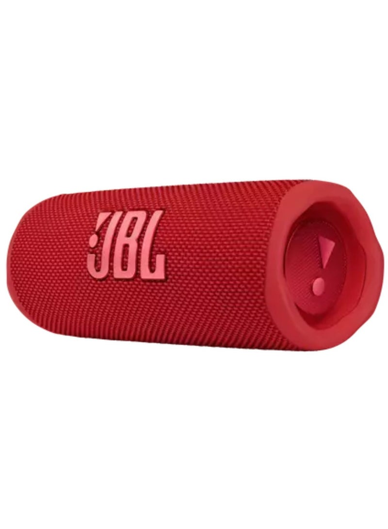JBL - JBL Flip6 Waterproof Portble  Bluetooth Speaker -Red JBLFLIP6RED Red - Image 1