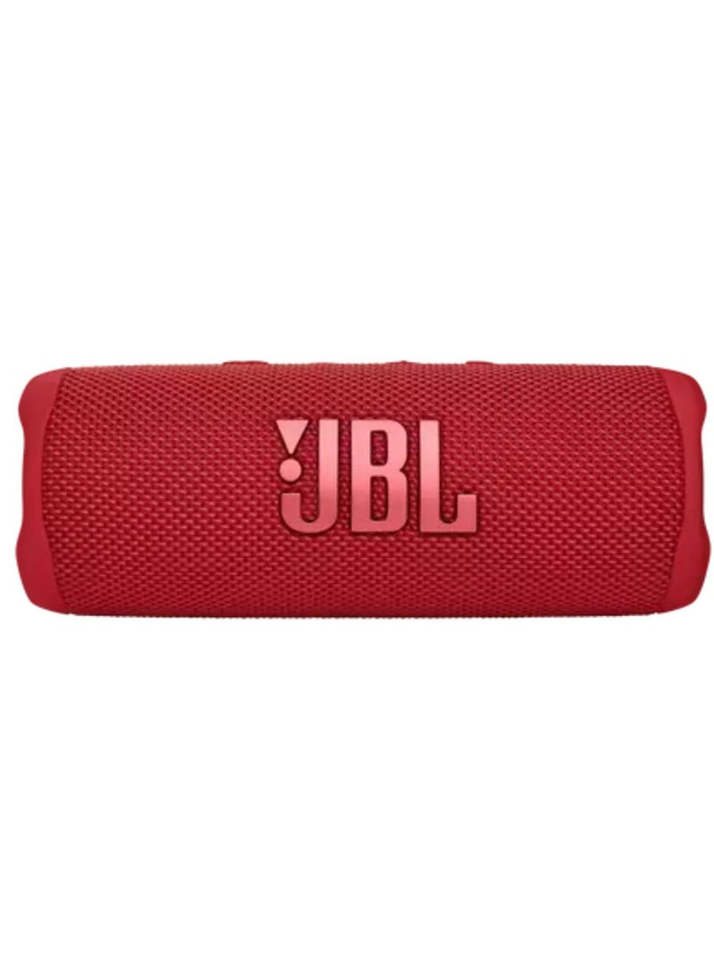 JBL - JBL Flip6 Waterproof Portble  Bluetooth Speaker -Red JBLFLIP6RED Red - Image 1