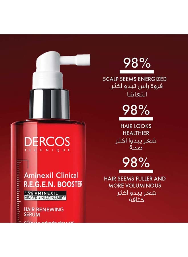 VICHY - Dercos Aminerxil Clinical Regen Anti-Hair Loss + Hair Spray Serum for All Hair Types - Image 1