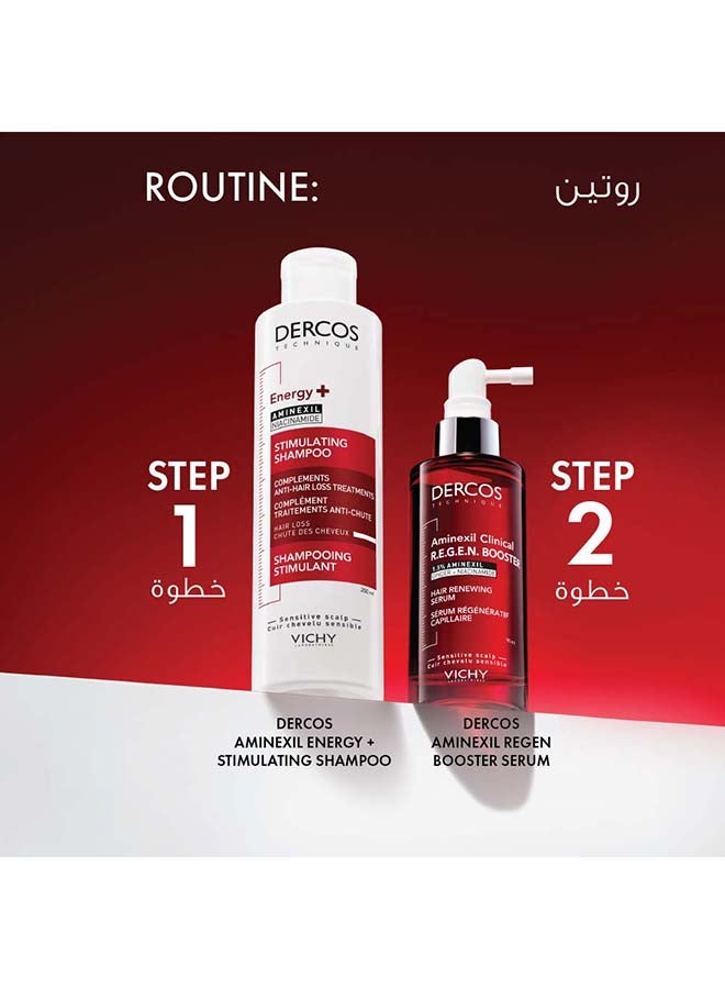VICHY - Dercos Aminerxil Clinical Regen Anti-Hair Loss + Hair Spray Serum for All Hair Types - Image 1