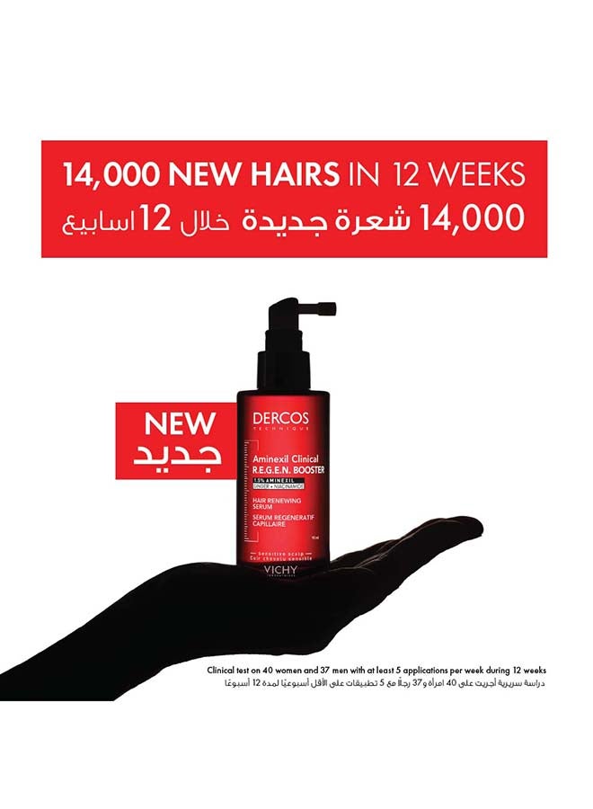 VICHY - Dercos Aminerxil Clinical Regen Anti-Hair Loss + Hair Spray Serum for All Hair Types - Image 1