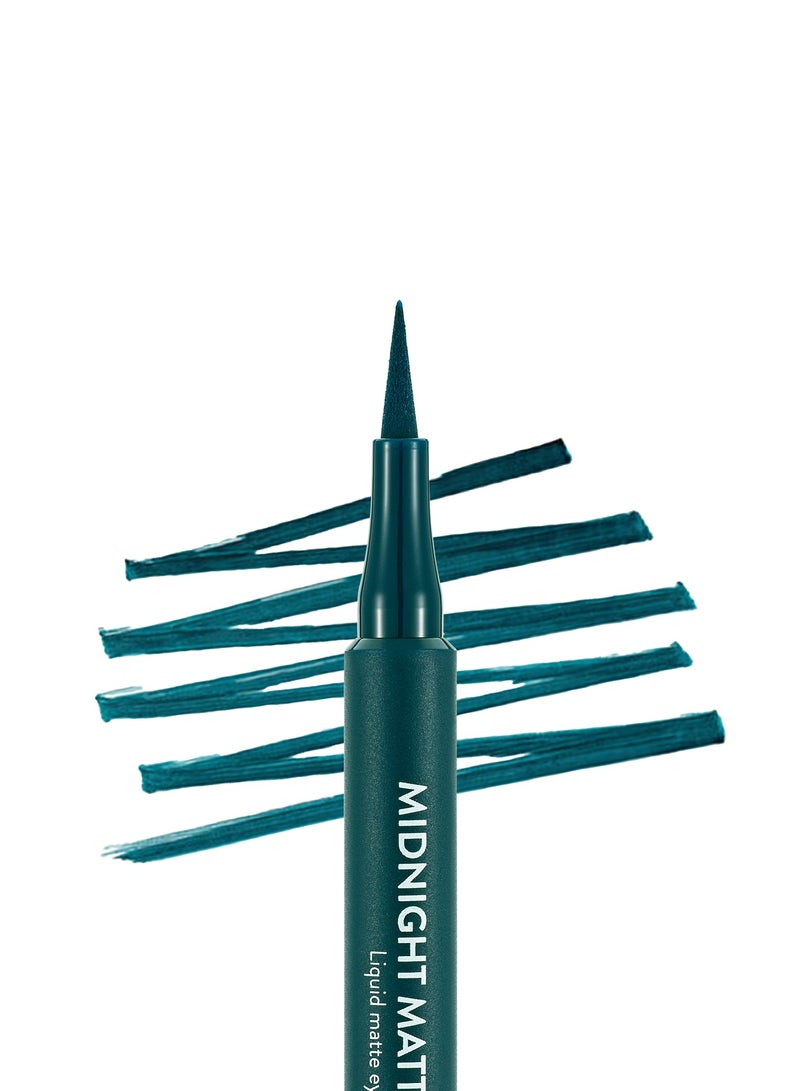 flormar Midnight Matte Eyeliner - 04 Green - Image 2