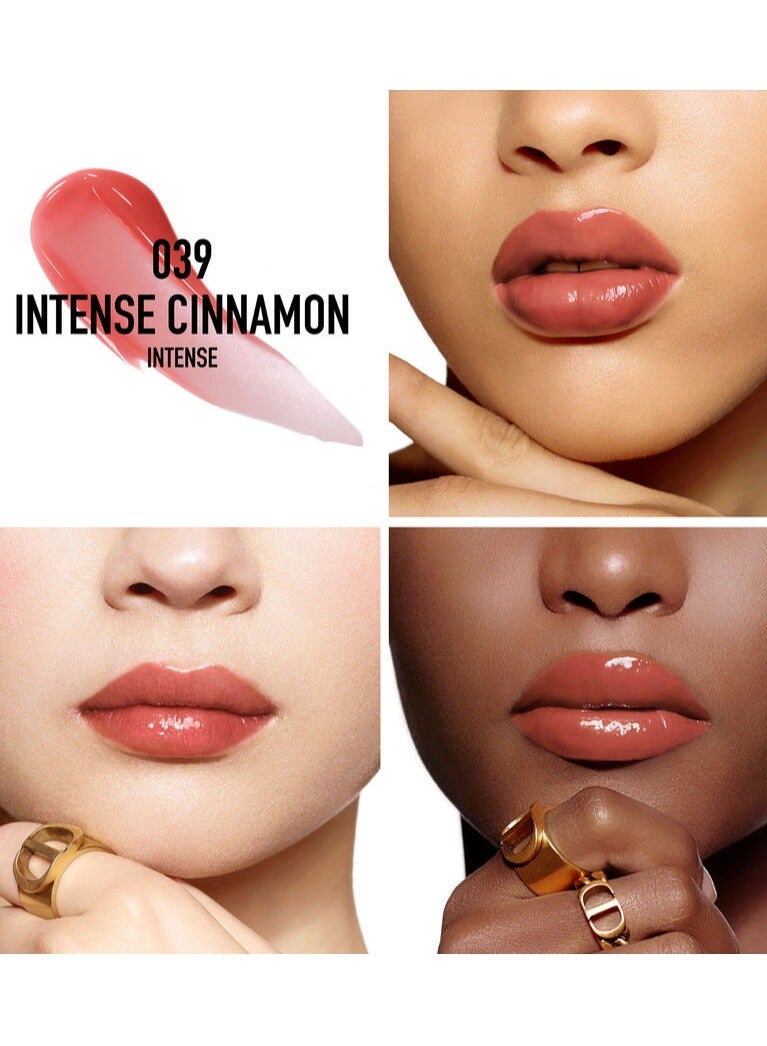 Dior Addict Lip Maximizer Plumping Gloss - Instant And Long-Term Volume Effect -039 Intense Cinnamon  - Image 3
