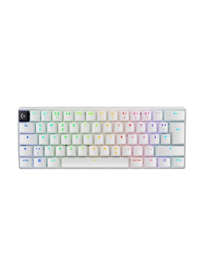 لوجيتيك لوحة مفاتيح الألعاب اللاسلكية Logitech G PRO X 60 LIGHTSPEED (لمسية) باللون الأبيض  - Image 1