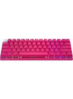 Logitech Logitech G PRO X 60 LIGHTSPEED Wireless Gaming Keyboard (Tactile) Magenta  - Image 2