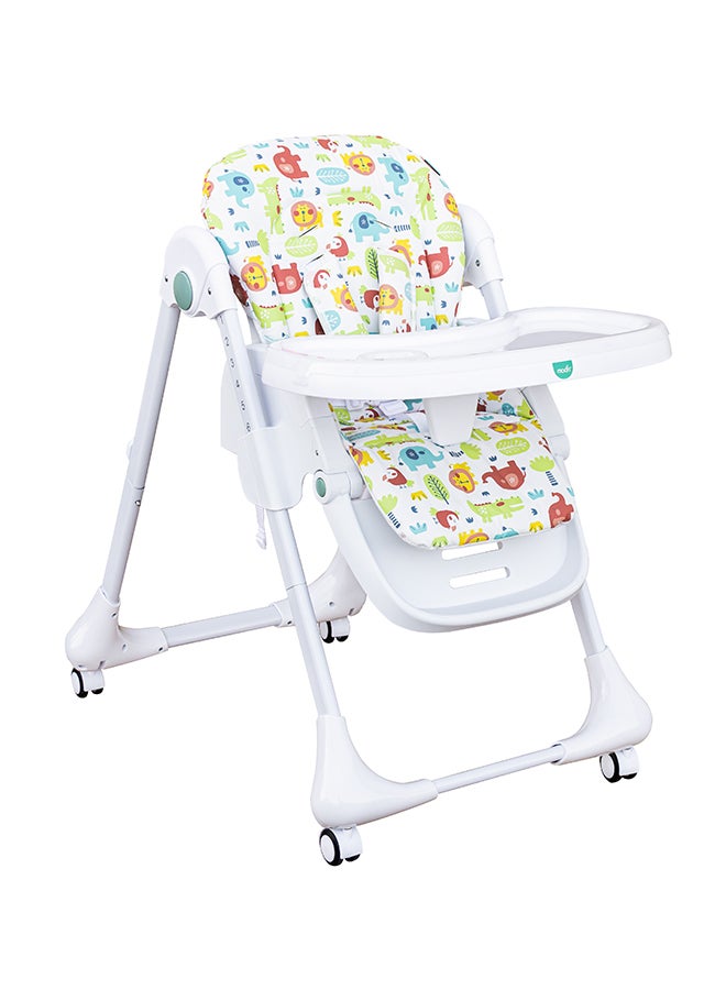 مون Apex Baby Highchair With 7 Adjustable Heights And Reclining Feature - Beige  - Image 1
