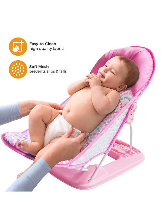 Moon Shower Me Baby Bather With 3 Recline Positions - Pink - Image 5