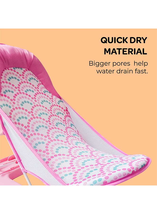 Moon Shower Me Baby Bather With 3 Recline Positions - Pink - Image 4