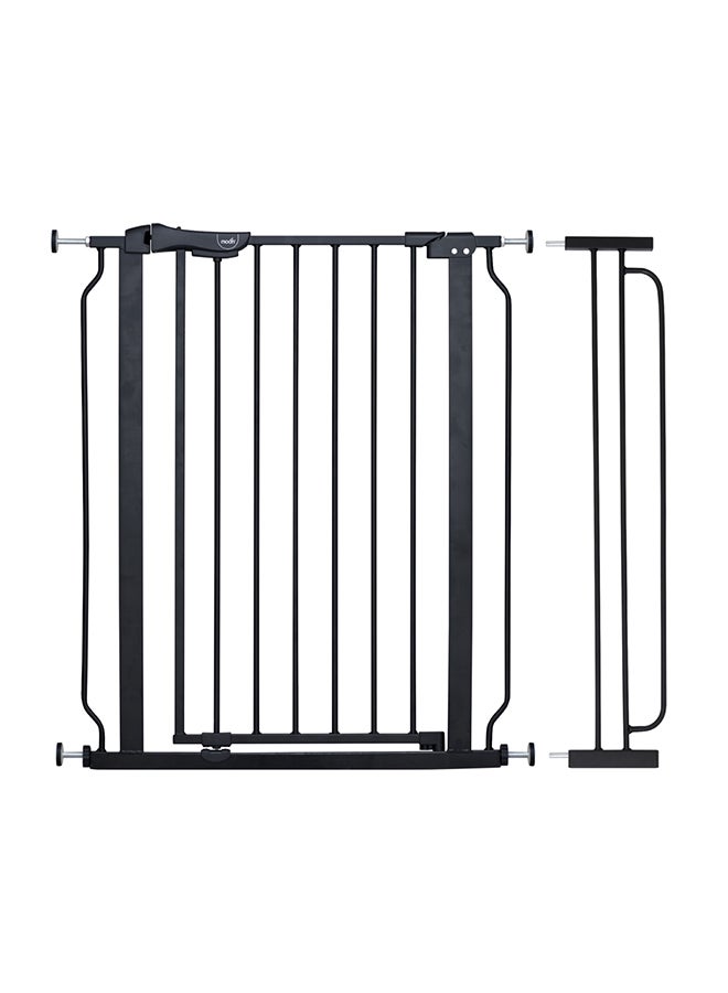 مون Secura Baby Safety Gate 76 - 80 CM Auto Lock Barrier With 20CM Extension - Black  - Image 1