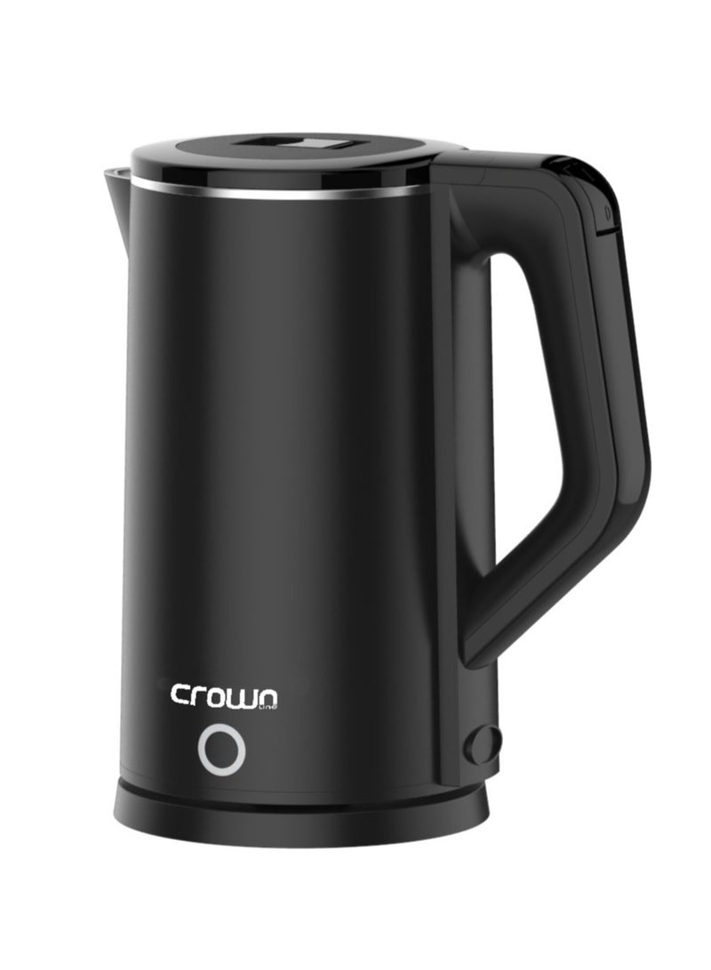 كراون لاين غلاية لاسلكية بسعة 1.8 لتر، وحماية من الغليان الجاف، وضمان لمدة عام - Image 2