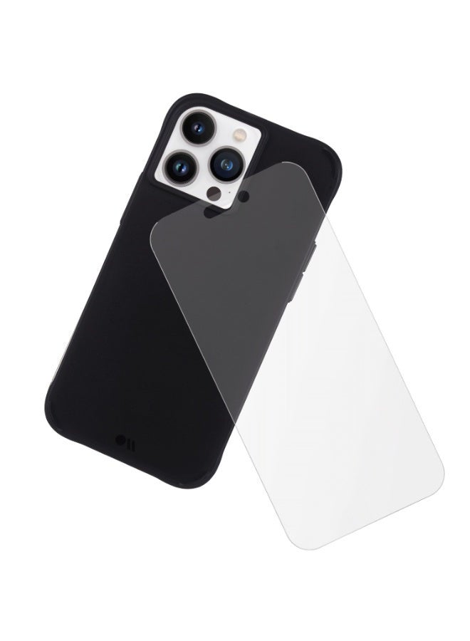 CASE-MATE Case-mate Protection Pack for iPhone 14 Pro Max w/ MagSafe | 2-in-1 Protection Bundle, Slim Case + Tempered Glass Screen Protector| Full 360 Drop And Scratch Protection, Easy Install, No Bubbles - Clear  - Image 3