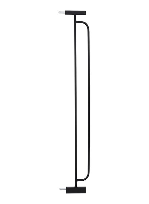Secura Baby Safety Gate Extension - 10 CM Easy Install-Extra Wide Metal Extender - Black