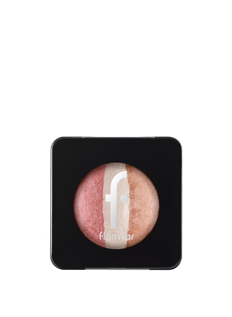 flormar NP Baked Blush On - 053 Pinky Trio - Image 2