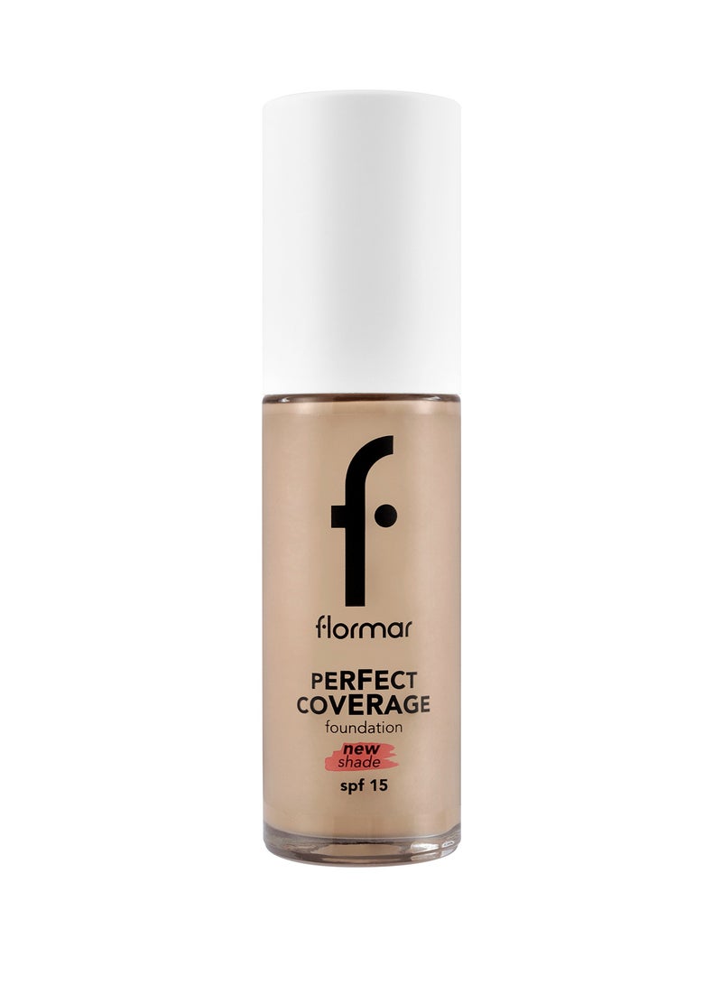flormar NP Perfect Coverage Fdt- 132 Natural Beige - Image 1
