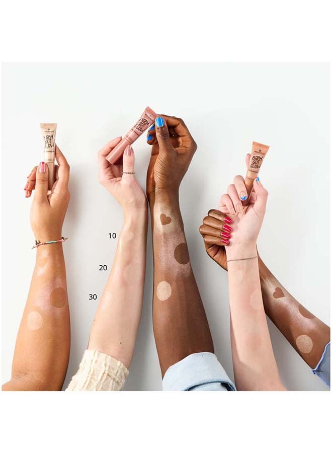 Essence Baby Got Glow Liquid Highlighter | 30 Breezy Bronze | Lightweight Buildable Radiance with Soft Sponge Applicator | Vegan Cruelty Free Makeup for Face Cheeks Brow Bones Breezy Bronze 30 - Image 2